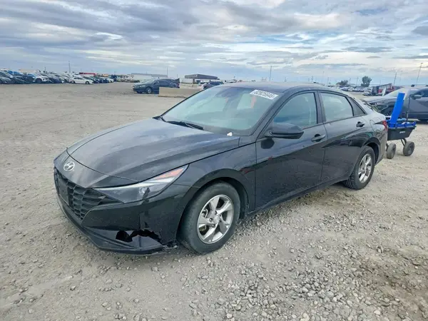 5NPLL4AG0MH047089 — 2021 Hyundai Elantra, Град (Hail), фото до ремонта