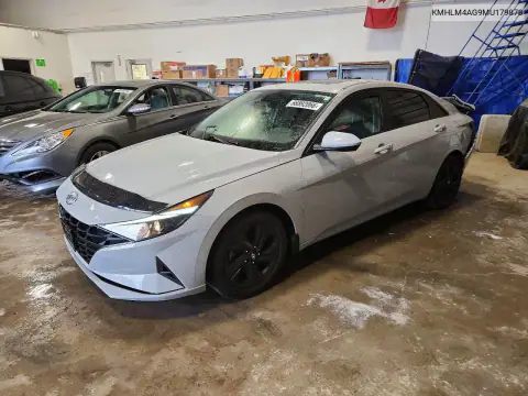 KMHLM4AG9MU179878 Hyundai Elantra 2021 — повреждение Задняя часть, фото до ремонта