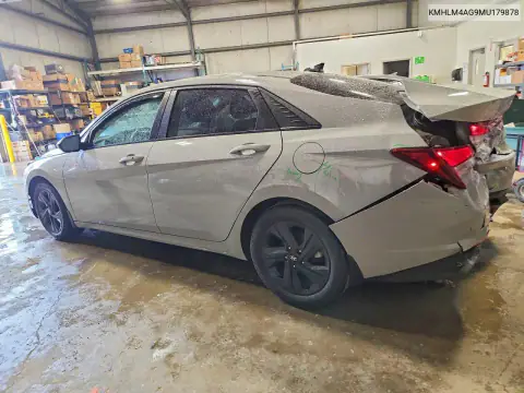 KMHLM4AG9MU179878 — 2021 Hyundai Elantra, фото 2 с аукциона Copart, Задняя часть