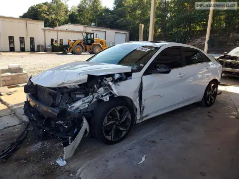 5NPLN4AG2MH012421 — 2021 Hyundai Elantra, Повреждения со всех сторон, фото до ремонта