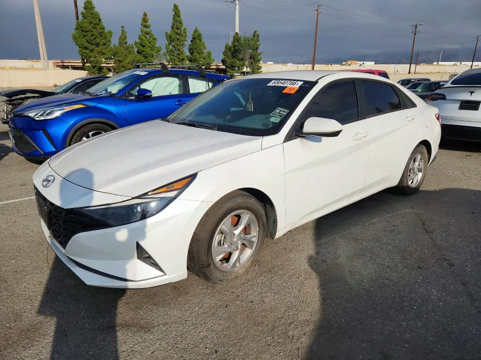 2021 Hyundai Elantra VIN 5NPLL4AG7MH016535 фото 1