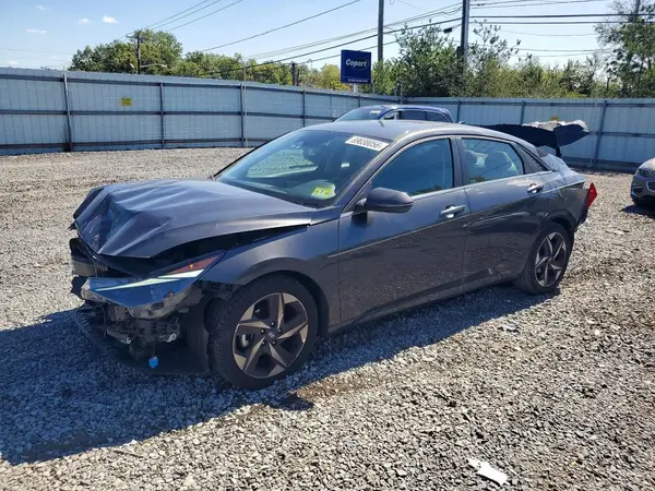 5NPLN4AG0MH026950 — 2021 Hyundai Elantra, Передняя часть (Front End), фото до ремонта