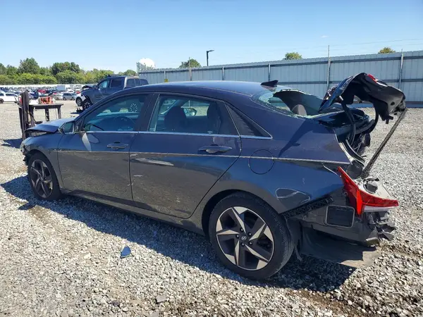 2021 HYUNDAI ELANTRA VIN 5NPLN4AG0MH026950 фото 2