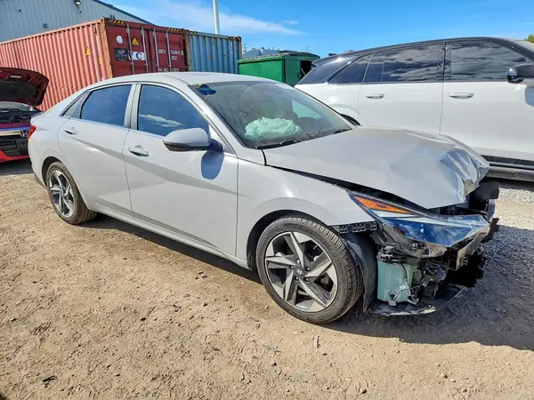 KMHLN4AG8MU110080 — 2021 Hyundai Elantra, фото 4 с аукциона Copart 01.10.2026, Передняя часть