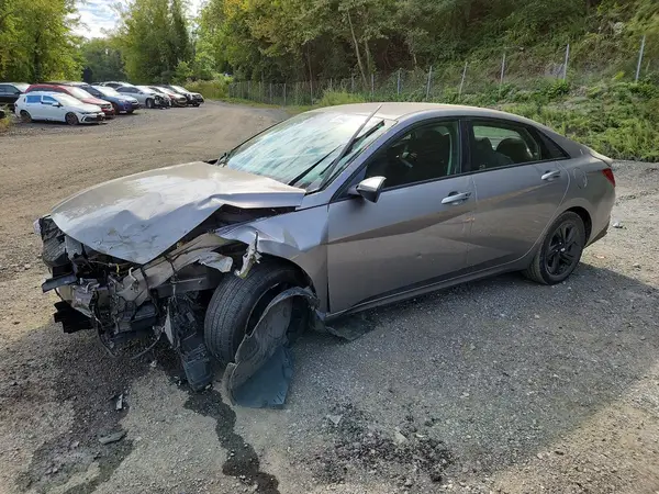 KMHLS4AG9MU066700 — 2021 Hyundai Elantra, Передняя часть (Front End), фото до ремонта