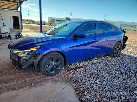 KMHLS4AG0MU063202 — 2021 Hyundai Elantra, Передняя часть (Front End), фото до ремонта
