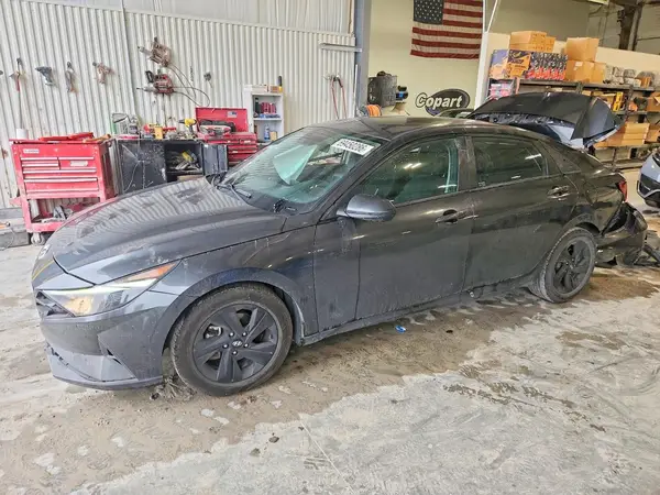 5NPLM4AG2MH009344 — 2021 Hyundai Elantra, Задняя часть (Rear End), фото до ремонта