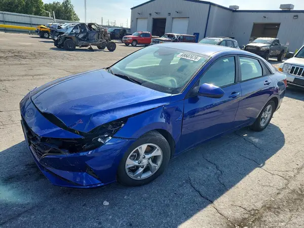 5NPLL4AG0MH014688 — 2021 Hyundai Elantra, Передняя часть (Front End), фото до ремонта