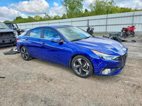 5NPLP4AG9MH004956 — 2021 Hyundai Elantra, фото 4 с аукциона Copart, Передняя часть