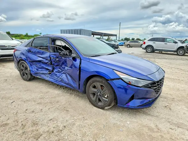 5NPLM4AG8MH040551 — 2021 Hyundai Elantra, фото 4 с аукциона Copart 06.10.2026, Боковая часть