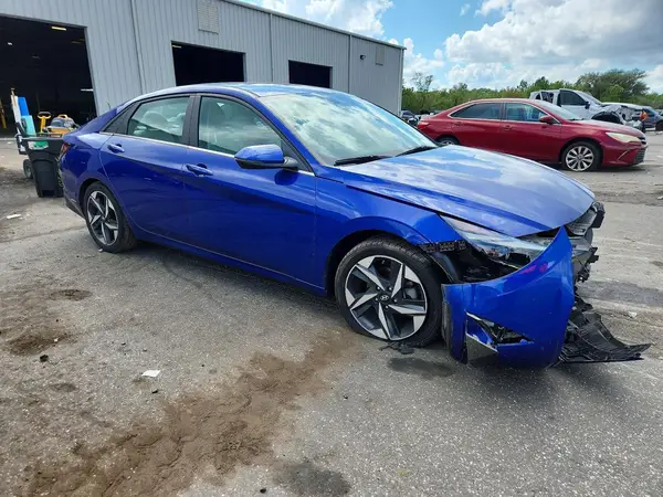 KMHLN4AJ1MU006249 — 2021 Hyundai Elantra, фото 4 с аукциона Copart, Передняя часть
