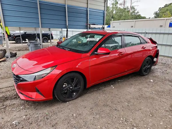 5NPLS4AG2MH030409 — 2021 Hyundai Elantra, Задняя часть (Rear End), фото до ремонта