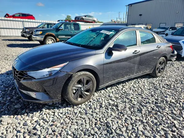 5NPLM4AG5MH048283 — 2021 Hyundai Elantra, Задняя часть (Rear End), фото до ремонта