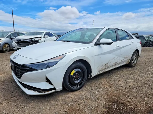 5NPLL4AG2MH037454 — 2021 Hyundai Elantra, Передняя часть (Front End), фото до ремонта