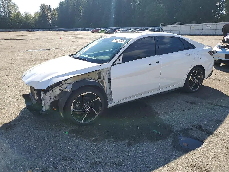2021 Hyundai Elantra VIN KMHLR4AF7MU180665 фото 1