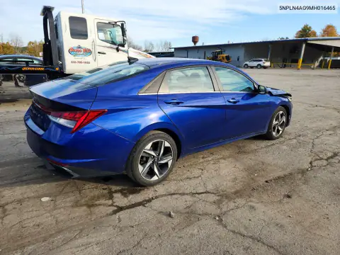 5NPLN4AG9MH016465 — 2021 Hyundai Elantra, фото 3 с аукциона Copart, Передняя часть