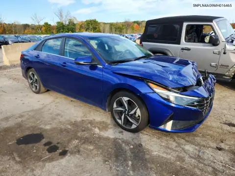 5NPLN4AG9MH016465 — 2021 Hyundai Elantra, фото 4 с аукциона Copart, Передняя часть