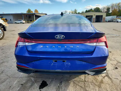 5NPLN4AG9MH016465 — 2021 Hyundai Elantra, Передняя часть, фото до ремонта