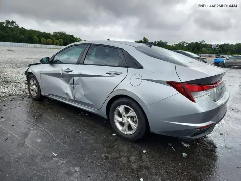 2021 Hyundai Elantra Se VIN 5NPLL4AG2MH014434 фото 2