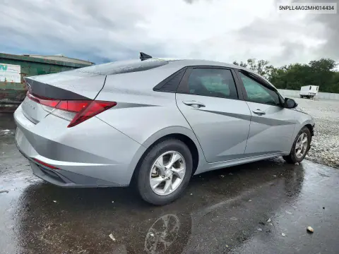2021 Hyundai Elantra Se VIN 5NPLL4AG2MH014434 фото 3
