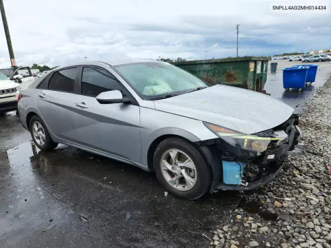 2021 Hyundai Elantra Se VIN 5NPLL4AG2MH014434 фото 4