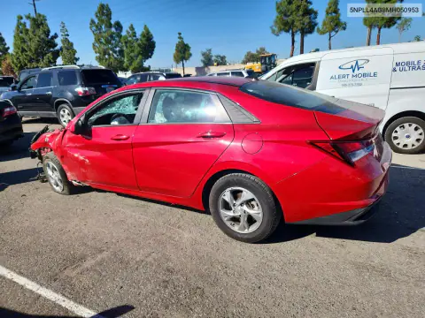 2021 Hyundai Elantra Se VIN 5NPLL4AG8MH050953 фото 2