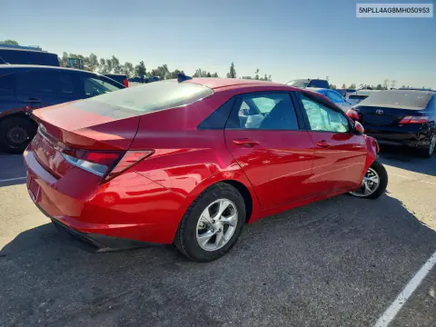 2021 Hyundai Elantra Se VIN 5NPLL4AG8MH050953 фото 3