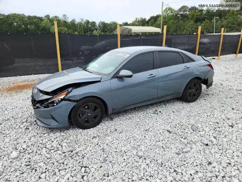 KMHLS4AG3MU096937 — 2021 Hyundai Elantra, Передняя часть, фото до ремонта