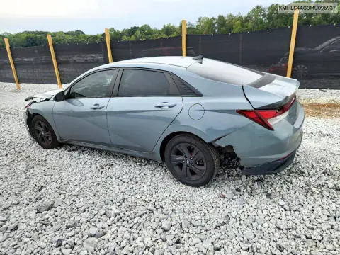 2021 Hyundai Elantra Sel VIN KMHLS4AG3MU096937 фото 2