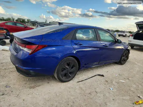 5NPLM4AGXMH002559 — 2021 Hyundai Elantra, фото 3 с аукциона Copart, Передняя часть
