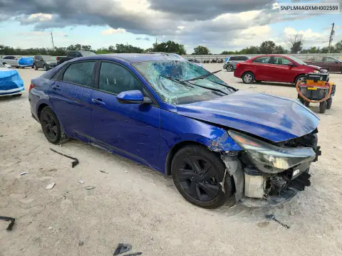 5NPLM4AGXMH002559 — 2021 Hyundai Elantra, фото 4 с аукциона Copart, Передняя часть