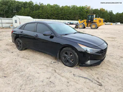 2021 Hyundai Elantra Sel VIN KMHLM4AG2MU209738 фото 4
