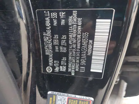 5NPLM4AG5MH051135 — 2021 Hyundai Elantra, Сторона, фото до ремонта
