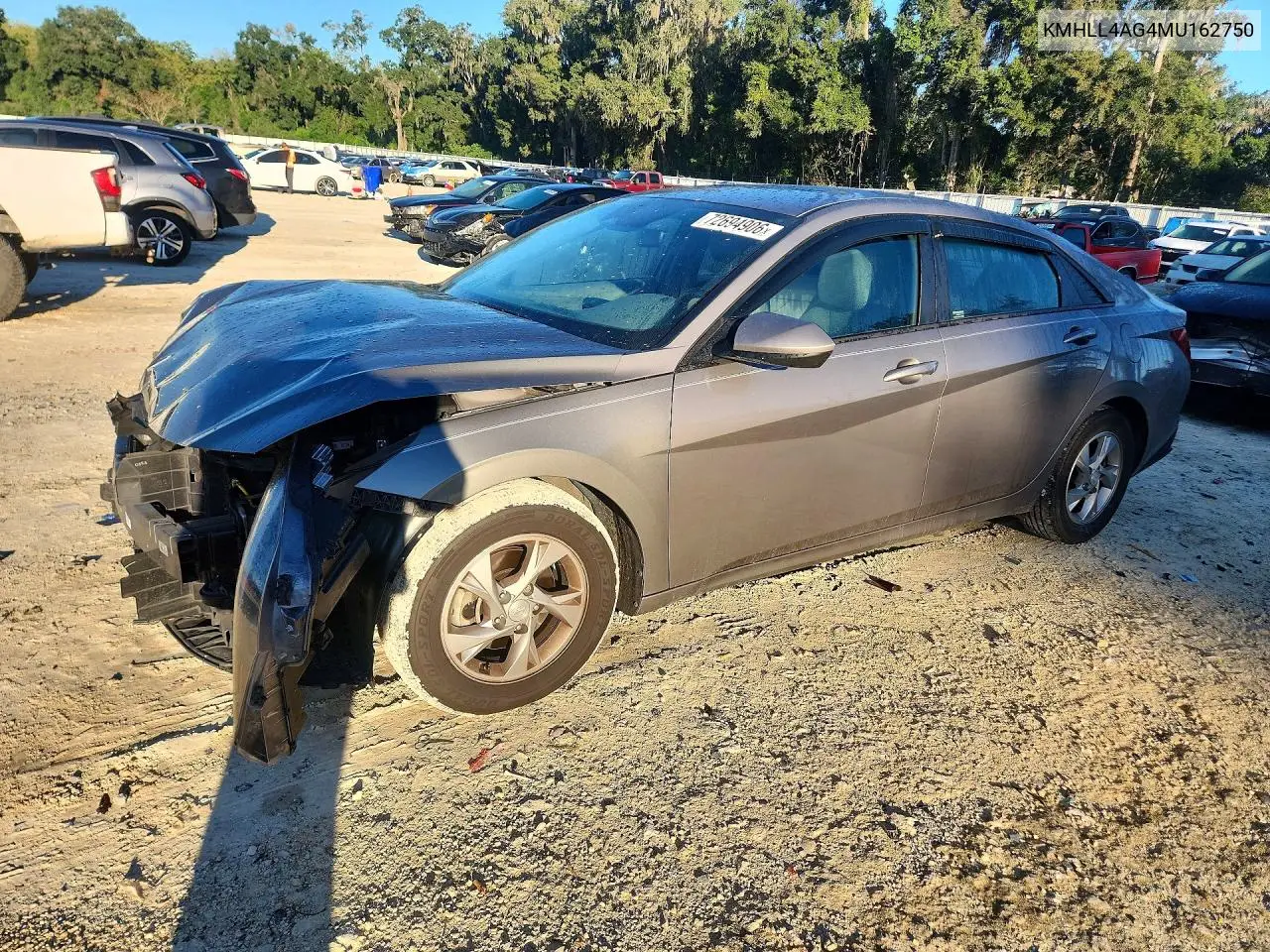 2021 Hyundai Elantra Se VIN KMHLL4AG4MU162750 фото 1