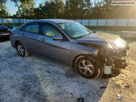 2021 Hyundai Elantra Se VIN KMHLL4AG4MU162750 фото 4