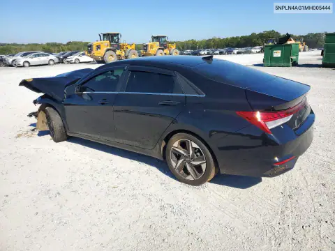 5NPLN4AG1MH005444 — 2021 Hyundai Elantra, фото 2 с аукциона Copart, Передняя часть