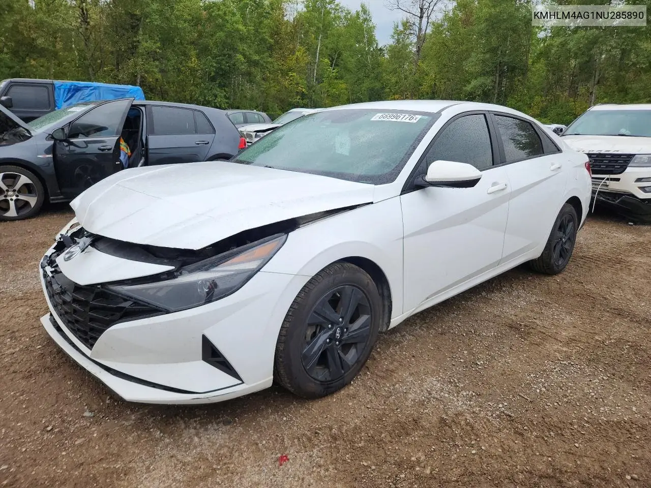 2022 Hyundai Elantra Sel VIN KMHLM4AG1NU285890 фото 1