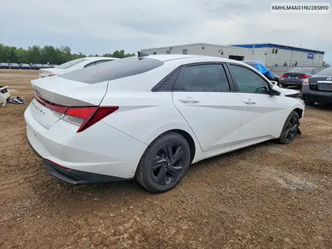 2022 Hyundai Elantra Sel VIN KMHLM4AG1NU285890 фото 3