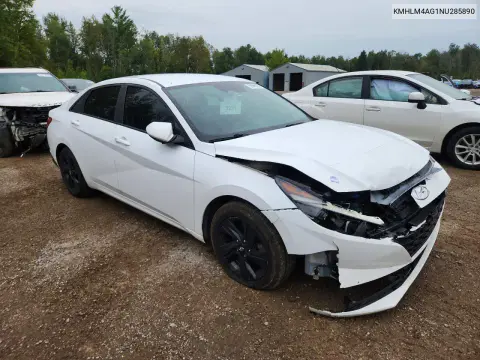 2022 Hyundai Elantra Sel VIN KMHLM4AG1NU285890 фото 4