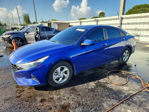 KMHLL4AG2NU359644 — 2022 Hyundai Elantra, Подтопление (Water/Flood), фото до ремонта