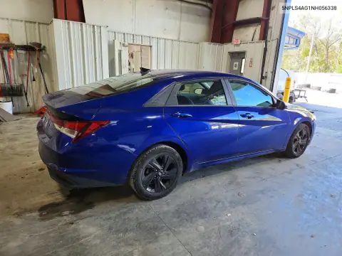 2022 Hyundai Elantra Sel VIN 5NPLS4AG1NH056338 фото 3