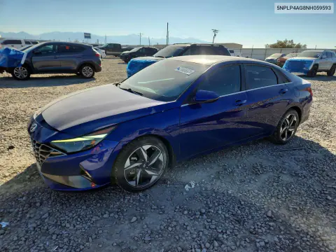 2022 Hyundai Elantra Limited VIN 5NPLP4AG8NH059593 фото 1