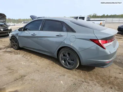 2022 Hyundai Elantra Sel VIN KMHLM4AG2NU327547 фото 2
