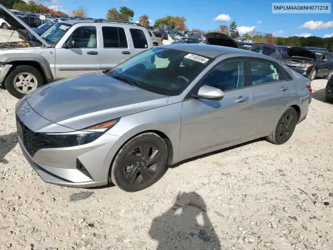 2022 Hyundai Elantra Sel VIN 5NPLM4AG8NH071218 фото 1