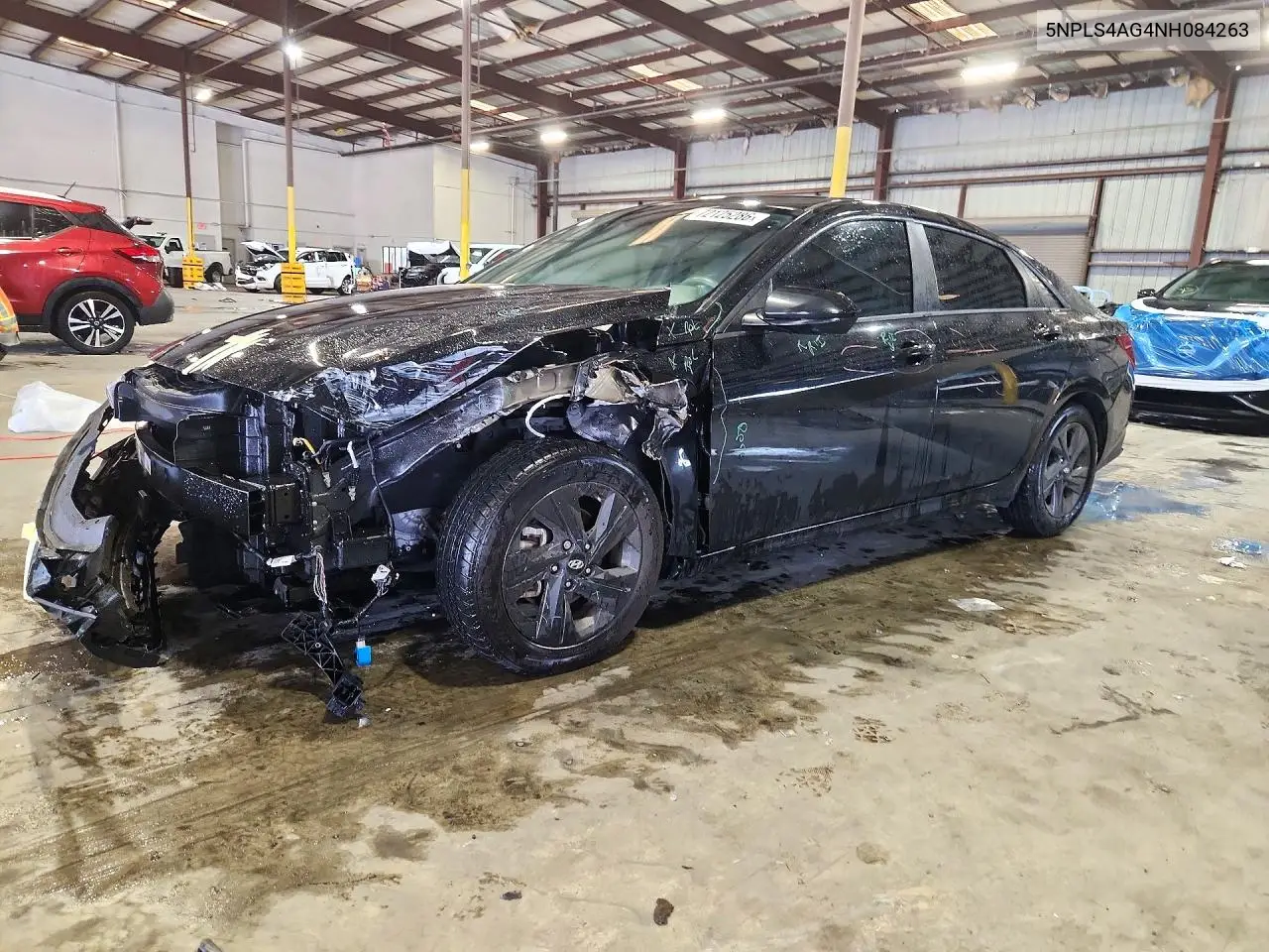 2022 Hyundai Elantra Sel VIN 5NPLS4AG4NH084263 фото 1