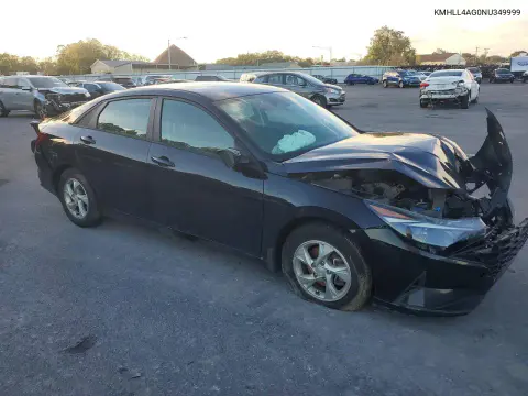 2022 Hyundai Elantra Se VIN KMHLL4AG0NU349999 фото 4