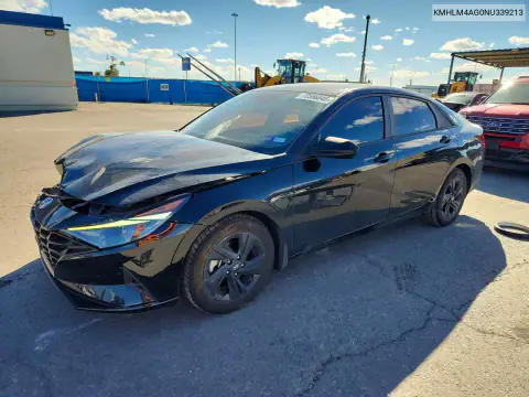 KMHLM4AG0NU339213 Hyundai Elantra 2022 — повреждение Передняя часть, фото до ремонта