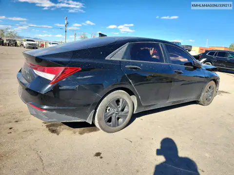KMHLM4AG0NU339213 — 2022 Hyundai Elantra, фото 3 с аукциона Copart, Передняя часть