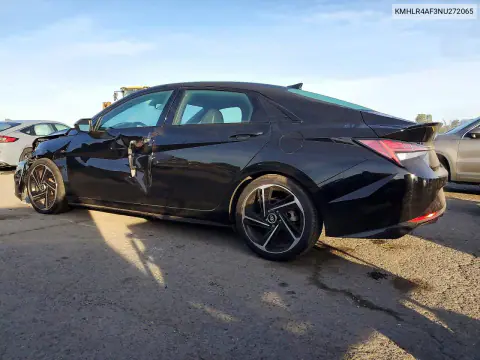 2022 Hyundai Elantra N Line VIN KMHLR4AF3NU272065 фото 2
