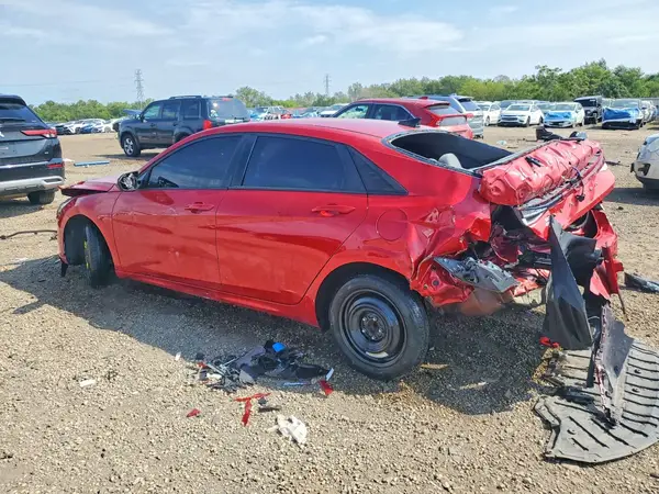 5NPLS4AG8PH093518 — 2023 Hyundai Elantra, фото 2 с аукциона Copart, Задняя часть